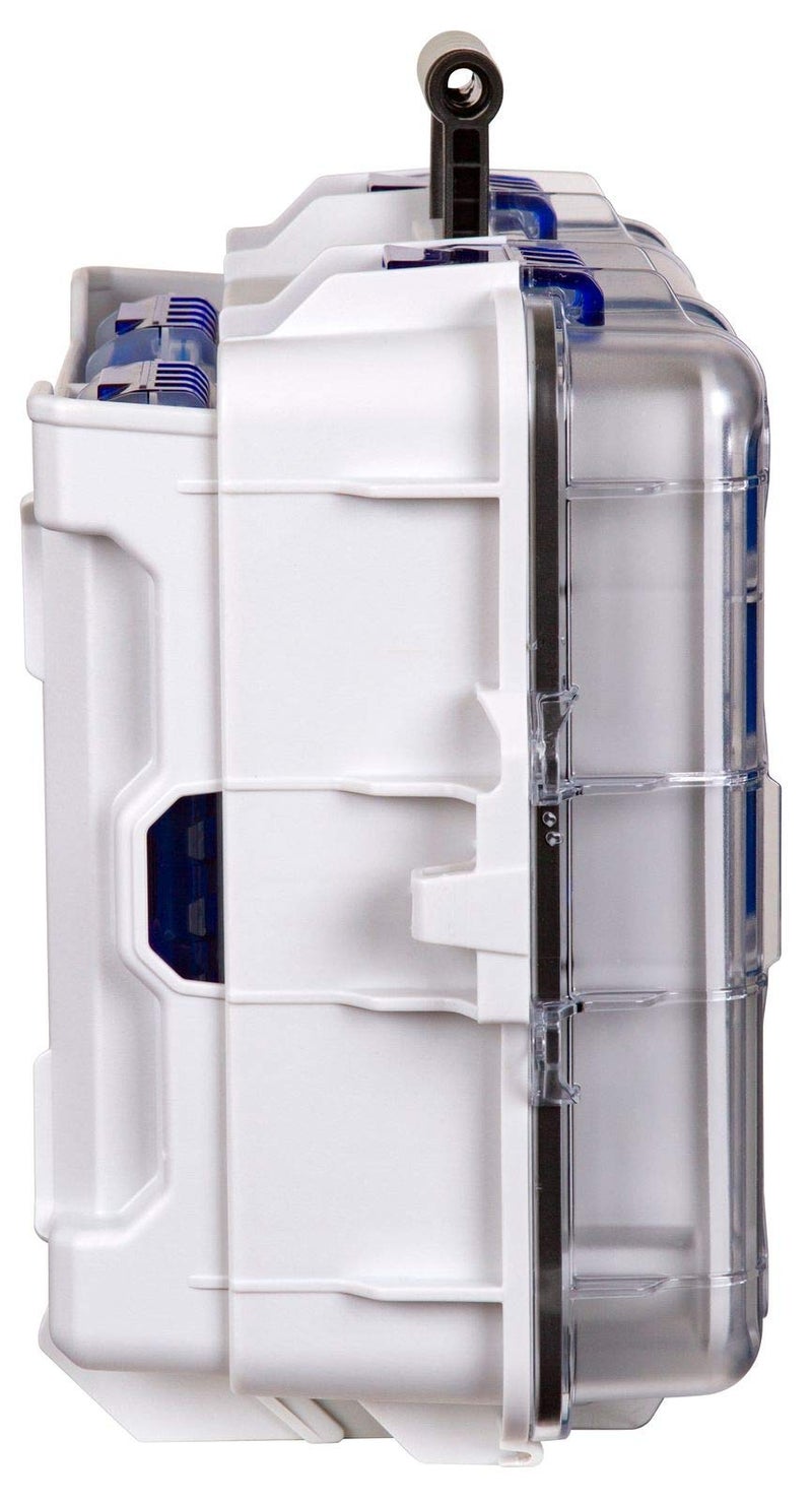 Flambeau Outdoors 3000WPBC Tackle Box - HD Waterproof Tackle Satchel System, Includes 2 Removable WP3012 Ultimate Waterproof Tuff Tainers, Floating Satchel, Fishing Tackle and Gear Storage, Gray/Clear - Image 4